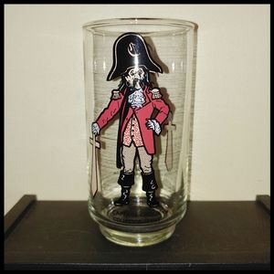 Vintage McDonald's Captain Crook Collector's Series Drinking Glass, 1977